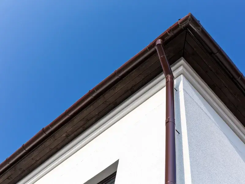 Commercial gutter downspout Conway